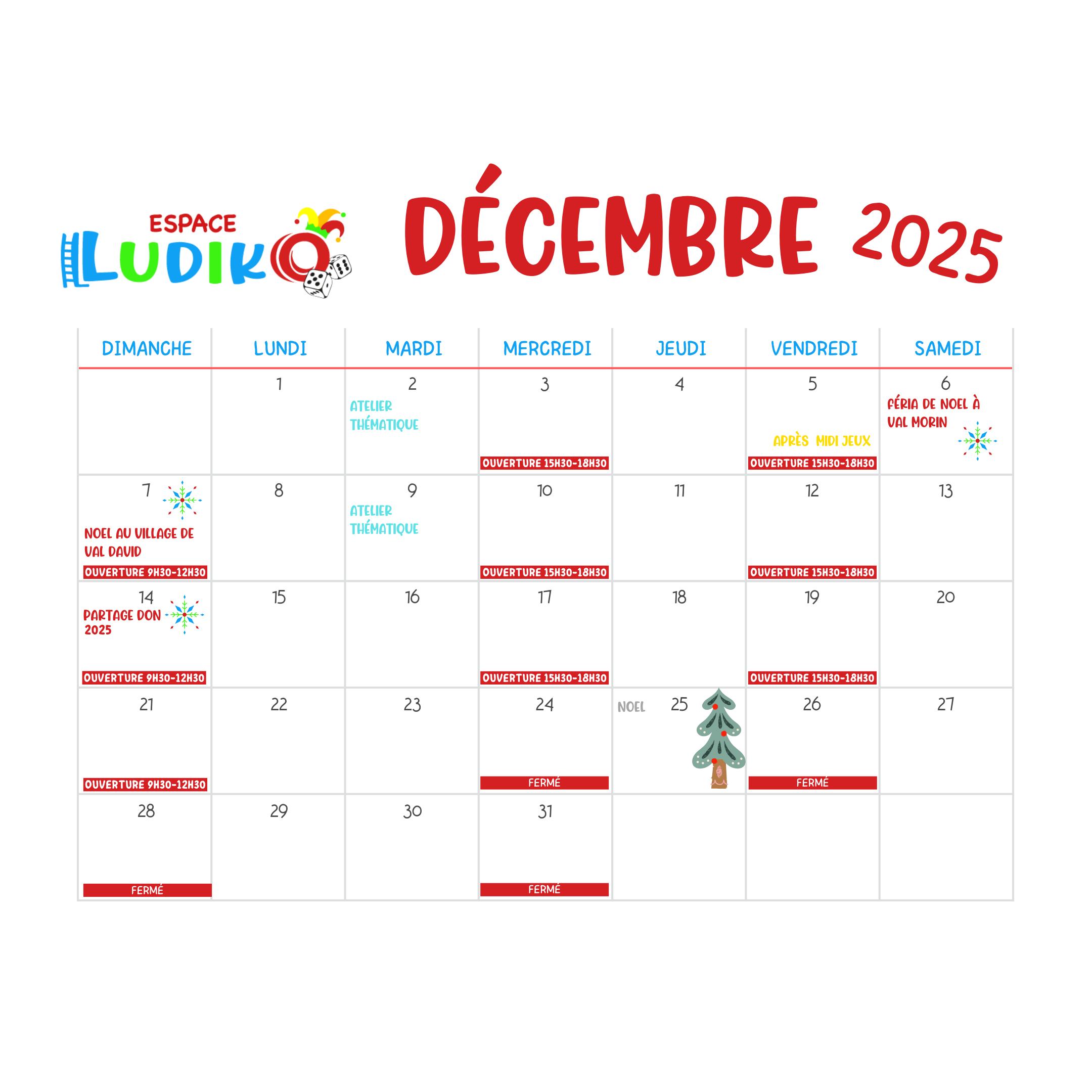 Décembre chez Ludiko 🎁